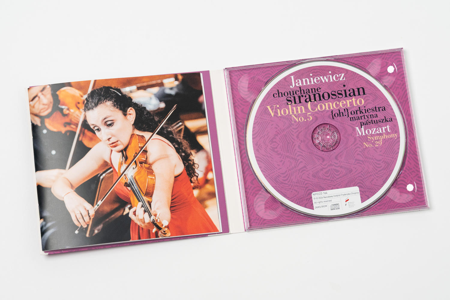 NIFCCD 164 Janiewicz, Mozart; Siranossian, {Oh!} Orkiestra